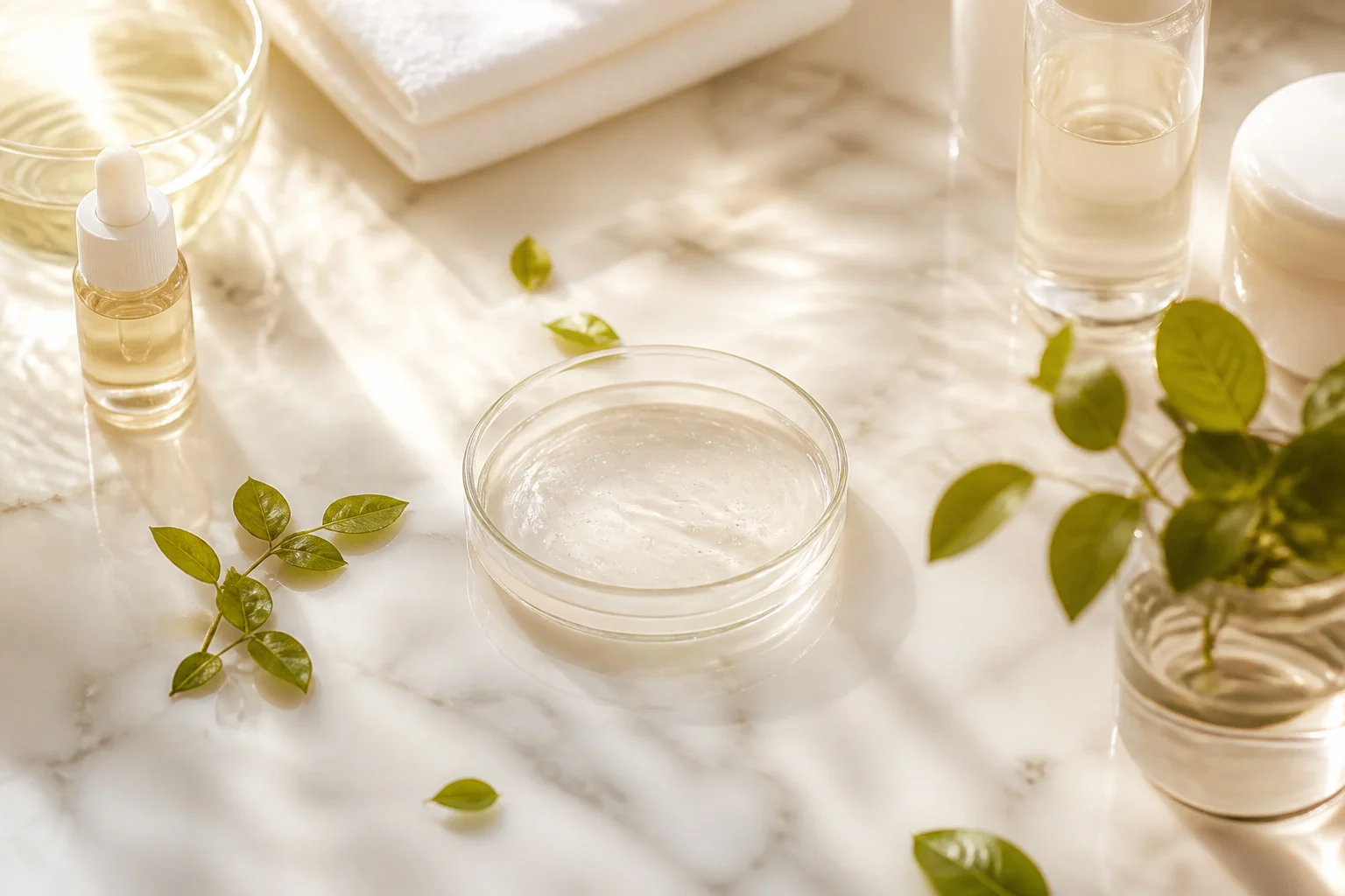 Soin de la peau pureté et éclat